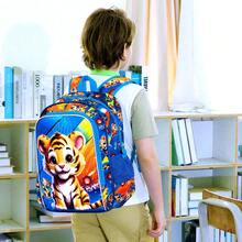 16" Kids Backpack For Boys, 3PCS Tiger Preschool Bookbags, Cool Kindergarten School Backpacks And Lunch Box - Backpack - View 10