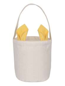 Canasta de Pascua personalizada con el nombre del niño, Canasta de Pascua de conejo personalizada, Canasta de Pascua con combinación de letras, Regalo para niños y niñas, Canasta de dulces para niños - Multicolor 15 - Ver 13