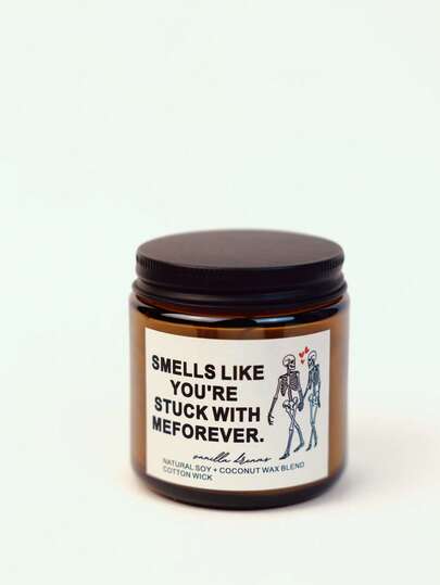 1pc Valentine's Day Scented Candle, Expressing Love Candle, "Smells Like You're Always By My Side". Valentine's Gift, Candle, Scented Candle, Decorative Candle, Soy Wax Candle, Gift For Best Friend, Gift For Her, Home Decor Candle