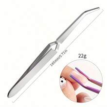 Nagelstylingklämma Nagelklämma med multifunktion Kristallljusterapi Nagelförlängning Specialformande pincett Nagelkonstverktyg - Multifärgad - Visa 13