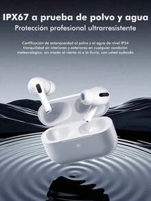 Wireless Sports Headphones Compatible With Android And IOS, High-Quality Music, Ergonomic Design, Long Battery Life, Clear Sound, Modern Accessories. 8 In 1 Air4 Wireless Earbuds ANC -36dB Noise Cancelling, 33H Battery Life, High-Fidelity Sound, 360° HiFi Stereo, IPX5 Waterproof, Touch Control, HD Voice Calls, Bluetooth 5.3, Type-C Charging, Universal Compatibility Phone Android Laptops, 1:1 Apods Pro Style Replica, TWS Ear Buds Bluetooth Headphones, Audifonos For Sports Gaming Travel Office Home Daily Use - 白色的 - 查看 3