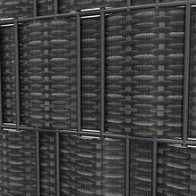 PVC Privacy Screen, Privacy Strips, Privacy Film For Garden Fence With Fixing Clips, Wind Protection - 35m-rattan - View 3