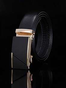 High Quality Leather Belt - Classic Business Style Automatic Buckle Belt For Men - Men's Belt - Multicolor - View 5