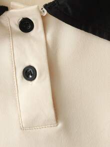 青少年男孩涂鸦风格笑脸印花Polo衫和短裤夏季新款套装 - 彩色 - 查看 10