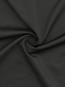 Vestido mini de punto de unicolor sin mangas, de alta elasticidad, minimalista y sexy, con encanto sexy, adecuado para vacaciones de verano, fiestas en la playa, fiestas de cóctel, clubes, citas callejeras, Navidad, Año Nuevo - Negro - Ver 7