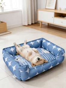 Cama elevada y reforzada para gatos/perros, a prueba de humedad, resistente al agua, resistente a arañazos, con soporte cómodo para el cuello, nido para dormir profundamente, adecuada para mascotas pequeñas/medianas - Multicolor - Ver 12
