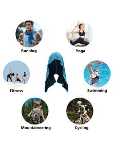 1条涤纶氨纶混纺速干冰丝吸汗运动头带 - 頭巾 - 查看 4