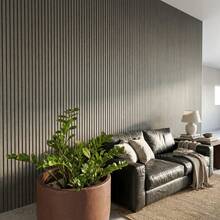 Versatile Self-Adhesive Slatted Panel Wall Covering Premium MDF Slatted Panels - Nardo Grey - 查看 2