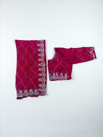 Designer Net Saree With Ready Blouse, Cultural Wear For Women, Aug41