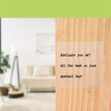 10张/包 透明自粘便签纸，尺寸分别为3.74英寸×2.75英寸和3英寸×3英寸，防水，适用于书籍批注和日记，是学校和办公室的理想之选，创意文具，桌面配件，必备学习整理工具，返校礼物，办公用品 - 無色 - 查看 6