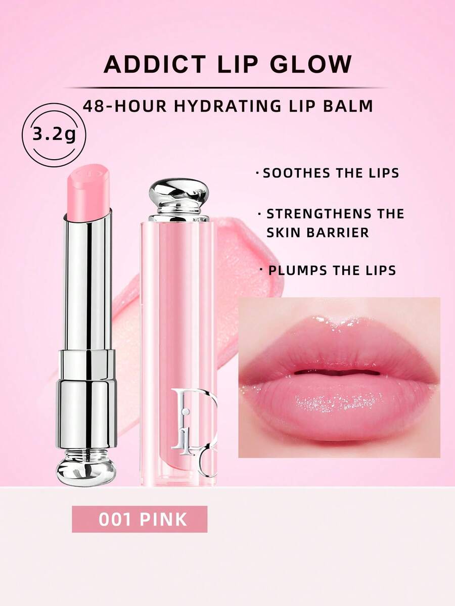 Dior Addict Lip Glow, #001 Pink, 0.11 Oz./3.2g - #001 - View 1