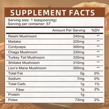 GREENPEOPLE Mushroom Coffee Mishrooms Lions Mane, Chaga, Reishi,7 Mushroom Coffee Blend - 113g - Xem 7