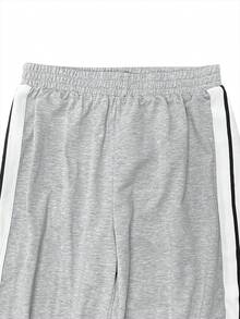 Bộ 2 món áo khoác dài tay và quần thể thao nhẹ, dáng casual dành cho nữ, chất liệu polyester, có thể giặt máy, thích hợp cho mùa xuân và mùa thu. - Xám - Xem 10