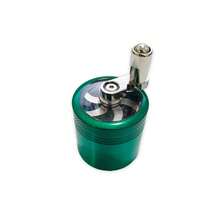 40mm Manual Portable Pocket Grinder, Mini Handheld Zinc Alloy 4-Layer Herb Grinder With Handle, Multiple Color Options - one-size - View 11
