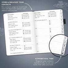 Legend Planner Address Book With Alphabetical Tabs –Telephone Contacts Book For Phone NFUmbersss, Addresses, Passwords, Medium (Mystic Gray) - MysticGray - 查看 4