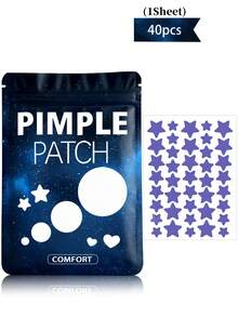 2240片星形贴片（7种颜色），面部贴纸 - 无香料，无防腐剂 - 男女通用，适合所有肤质，无香料，不含其他成分，女士礼品 1400/1120/560/280/40片 - 彩色 - 查看 24