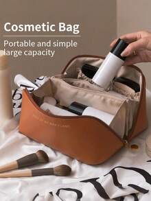 奢华大容量便携化妆包，女士旅行洗漱包，防水化妆包 - 完美礼物 - 彩色 - 查看 5