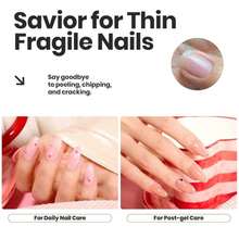 Beetles Jelly Nail Polish Set, 6 Colors Pink Nude Purple Velvet Glow Quick Dry Nail Polish Long Lasting Nail Strengthener Polish Gift For Girls Women - ColorH - 查看 5