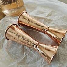 Customized Personalized Stainless Steel Cocktail Measuring Cup, Perfect For Home Bartenders, Professional Bartenders, And Wedding Bartenders - Made Of Durable 304 Stainless Steel - Multicolor - View 3