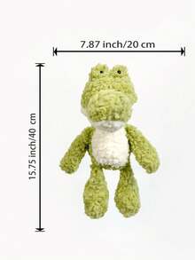 40 cm/15,75 Zoll grüne Krokodil Plüschspielzeug, super weicher Alligator Kuscheltier, Krokodil Liebhaber, Plüschspielzeug Liebhaber, Tierliebhaber, süßer, kuschelig Plüsch Kissen Puppe, gemütliche Sofa Schlafzimmer Wohnzimmer Dekoration, Geburtstagsgeschenke, Geschenke für Mädchen Jungen, Ostergeschenke, Valentinstag Geschenke, Thanksgiving Geschenke - Grün - Übersicht 11