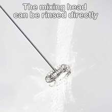 Rechargeable Handheld Milk Frother, 3-Speed Adjustable Electric Milk Frother, Handheld Drink Mixer, Milk Frother Wand, Suitable For Protein Powder & Beverages - Multicolor - View 8