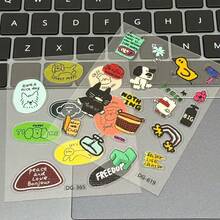 Hình dán thạch 3D nổi dễ thương, hình dán trang trí cho ốp điện thoại, laptop tự làm, chống nước. - Nhiều màu - Xem 6