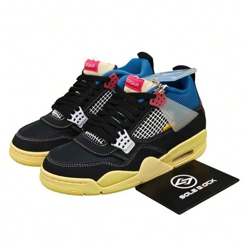 Nike Air Jordan4 Retro X Union LA Mid Off Noir Air Jordan Ⅳ AJ4 Women's DC9533-001 - 彩色 - 查看 1