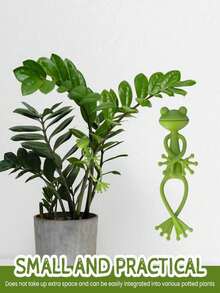 这款五件套青蛙造型植物架套装，树枝可活动，非常适合展示盆栽植物、多肉植物和小绿植。它也是园艺用品、装饰品、花园摆件、花盆、户外花园装饰品和花园配件的理想之选。适用于客厅、阳台、书房和办公室。采用可爱而坚固的PP材质制成，是小型盆栽植物和多肉植物的完美伴侣，也是室内花园的绝佳点缀。 - A - 查看 8