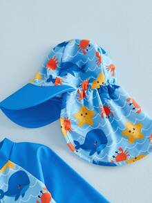 Baby Girls Beachwear - Blue - View 4