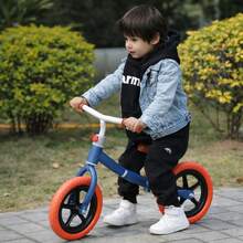 Pink Balance Bike For Kids | Learning Bike For Boys And Girls | Balance Bike Walker | Develops Balance And Coordination | Ideal For Early Years - Blue - View 4