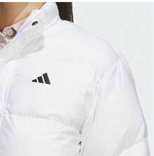 Adidas WIND.RDY 三条纹女士冬季保暖羽绒服 - 白色 - 查看 5