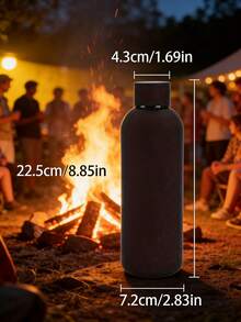 1个定制双层不锈钢咖啡杯/汽水瓶，运动水瓶，500毫升/17盎司个性化姓名保温杯，多种颜色可选，适合作为学校、节日和生日礼物送给男女，厨房必备品 - 彩色 - 查看 6