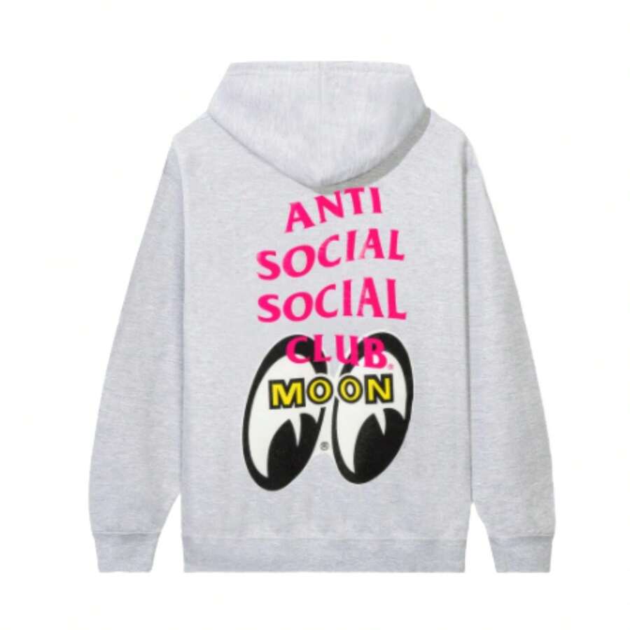 Anti Social Social Club X Mooneyes Stacked Hoodie Mens - 灰色 - 查看 1