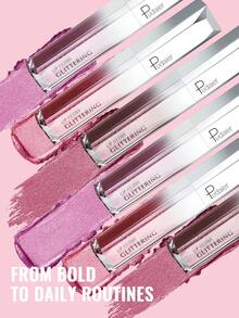 Pudaier 3pcs Metal Diamond Lip Gloss Set - Sparkling Shine, Smooth Application, Long-Lasting Color & Moisturizing, Charming Metallic Luster - 3PCS SET - View 3