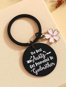 教母教父礼物钥匙扣，男女皆宜，教母教父求婚礼物 - 你愿意做我的教母/教父吗？ - 彩色 - 查看 8