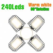 CanLing E26/E27 LED 車庫燈泡 高亮度高棚吊燈 UFO 可變形可折疊扇葉 3/4/5 燈頭 天花板聚光燈 倉庫閣樓工作室儲藏室地下室商店工廠地下停車場 工業商業照明 無閃爍 100-277V - Deformable LED Garage Light - 查看 21