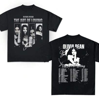Olivia Dean Tour T-Shirt, Retro Bootleg Tour Tee For Olivia Dean Fans, Olivia Dean Merch, Vintage Graphic Gift For Her, Concert Outfit