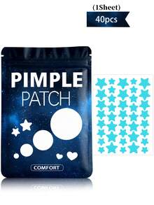 2240片星形贴片（7种颜色），面部贴纸 - 无香料，无防腐剂 - 男女通用，适合所有肤质，无香料，不含其他成分，女士礼品 1400/1120/560/280/40片 - 彩色 - 查看 21