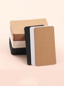 10/50/100pcs Gift Packaging Cardboard Jewelry Earring Display Cards - Multicolor - View 2