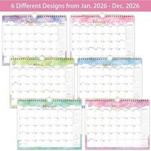2026 Calendar - Calendar 2026, 2026 Wall Calendar 12 Month,11" * 8.5", January 2026 - December 2026, Spiral Twin-Wire Binding, Daily Blocks With Julian Dates, Perfect For Planning And Organizing Your Life - / - View 5