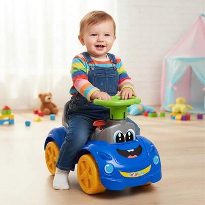 Carrinho  Passeio Infantil Totokinha Sport Azul - Cardoso Toys