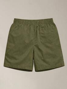 Kit Of 3 Men's Bermuda Shorts, Beach Shorts, Tactel Fabric, Sportswear, Casual, Gym, Mizu Print - 黑色/米色/綠色 - 查看 6