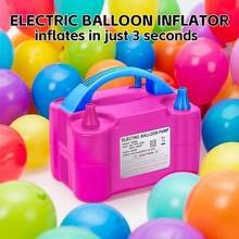 Globo de fantasía dispositivo inflable especial dispositivo ligero de carga rápida equipo de decoración de eventos asistente pequeño festival herramientas especiales, sólo llevar - Tipo de Enchufe A USA (110-127V) - Ver 8