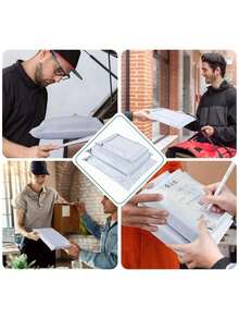 1/30/100个装加厚快递袋，物流包装袋，服装快递包装袋，可重复密封包装袋，多种尺寸可选，适用于包装小礼物、派对礼物和玩具、快递物品、日常家居用品、复活节、婚礼季、母亲节礼物包装 - 彩色 - 查看 5