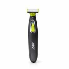 Afeitadora eléctrica unisex, recortadora corporal portátil, afeitadora USB con cuchillas en T para barba y axilas, resistente al agua - Amarillo - Ver 11