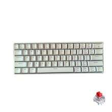 APAYADO Teclado de computadora con cable K61 Mini, teclado mecánico de juegos del 60% con interruptores azules, adecuado para mini PC, portátil, periféricos - Multicolor - Ver 15