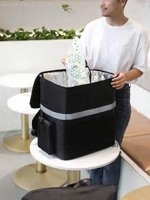 35L Large Capacity Insulated Food Bag, Refrigeration Cooler Box, Thermal Insulation Delivery Backpack - Multicolor - View 5