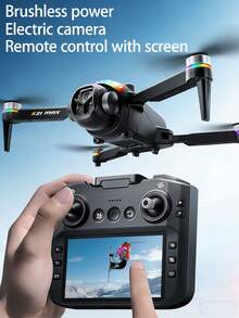 K21, Brushless Motor Drone, 4.3-Inch Image Transmission Screen Remote Control, Electric Lens, Obstacle Avoidance On All Sides Optical Flow Hover, One Click /Landing, Quadcopter - Multicolor - View 13