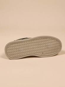 Teniși casual bărbătești, în stil preppy, de culoare solidă, potriviți pentru sport, alergare, ținute casual. Stil atletic la modă, confortabili și versatili, aspect alungitor pentru picioare, esențiali pentru stilul stradal. - Verzui-maroniu - Vizualizare 6