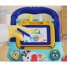 Andadera De Bebe 3 En 1 Juguete Tablero De Dibujo Para Niños - Azul - Ver 3